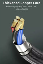 Load image into Gallery viewer, 3 Pack Magnetic 540 Fast Charging Data Cable Charger For Type-C Micro USB iPhone