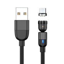 Load image into Gallery viewer, 3 Pack Magnetic 540 Fast Charging Data Cable Charger For Type-C Micro USB iPhone