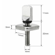 Load image into Gallery viewer, Sliding Fin Plate &amp; Smart E-Z Screw Bolt (s)

