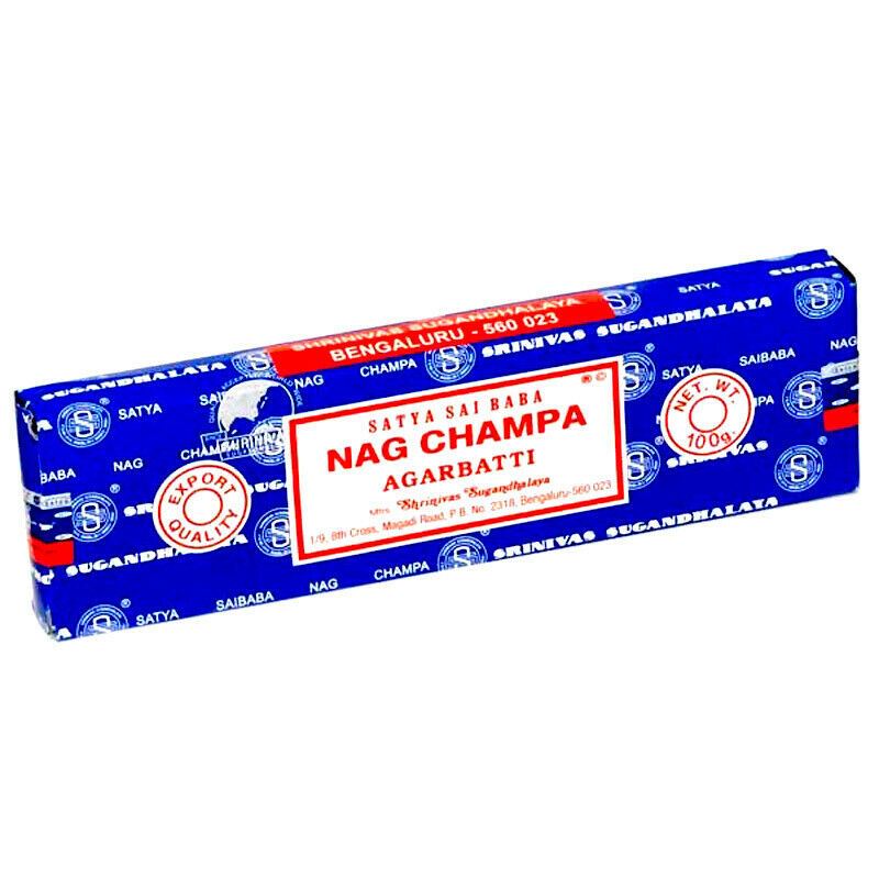 Nag Champa Satya 2 X 100gm Packets Incense Sticks Masala Satya Sai Baba AU Stock