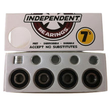 Load image into Gallery viewer, Independent 7&#39;s Skateboard Bearings Kit - Indy Sevens - ABEC7 - 8pcs Set
