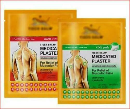 5 Packs of Genuine Tiger Balm Pain Relieving Plaster Heat Patch 7 x10CM RD