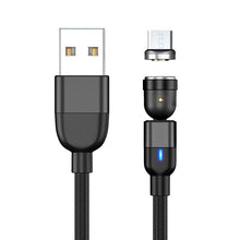Load image into Gallery viewer, 3 Pack Magnetic 540 Fast Charging Data Cable Charger For Type-C Micro USB iPhone
